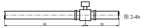 定量控制電磁流量計直管段安裝位置圖